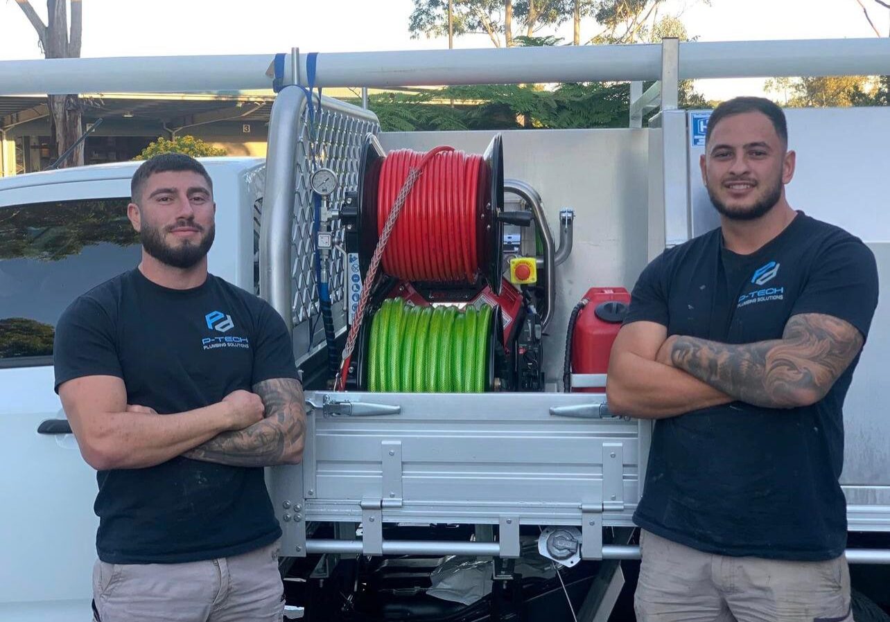 Founders of P-Tech Plumbing Solutions Sydney